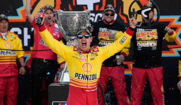 Logano Claims Third Cup Series Title