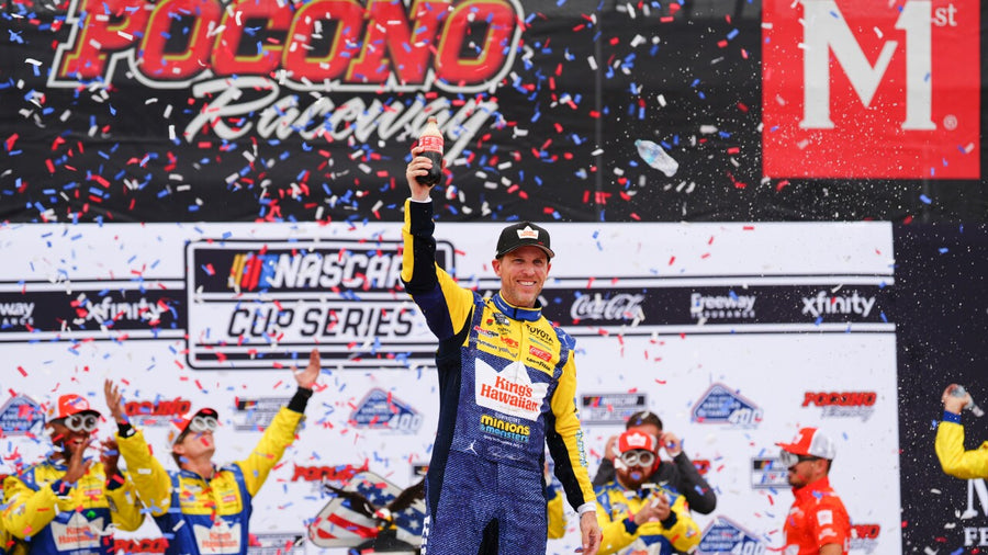 Denny Hamlin Steals Pocono From Christopher Bell's Fuel Gamble: 2026 Great American Getaway 400 Recap
