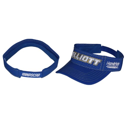 Chase Elliott #9 NASCAR 2025 Adult Performance Delta Breathable Blue Visor Hat