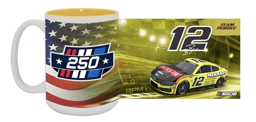 Sparta Pewter Ryan Blaney #12 NASCAR 2026 America 250 Sublimated Coffee Mug Cup