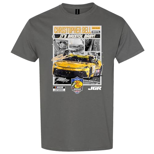 Christopher Bell #20 NASCAR 2025 Bristol Night Winner 9.13.2025 Win T-Shirt
