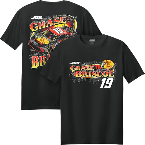 Chase Briscoe #19 NASCAR 2026 BPS Car Scheme Barbed Wire Black T-Shirt