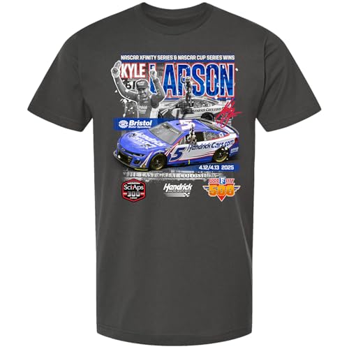 Kyle Larson #5 NASCAR 2025 Xfinity Sweep Bristol Winner 4.13.2025 Win T-Shirt