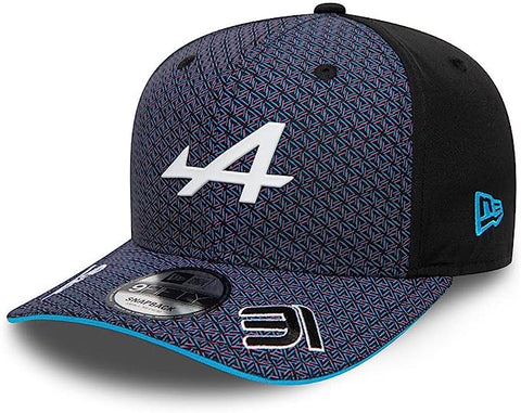 New Era Alpine Racing F1 2023 Esteban Ocon 9FiftyTeam Hat (as1, Alpha, m, l) Blue