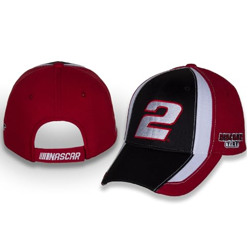 Austin Cindric #2 NASCAR Restart Structured Adjustable Red Black Hat