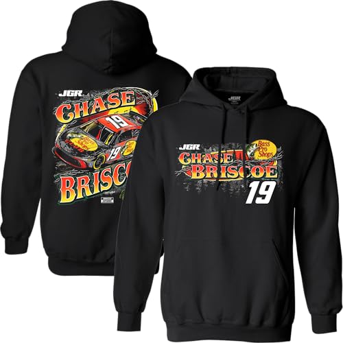 Classic Ink Chase Briscoe #19 NASCAR 2026 BPS Car Scheme Barbed Wire Black Hoodie