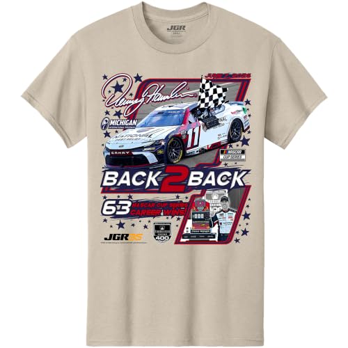Denny Hamlin #11 NASCAR 2026 Back 2 Back Wins at Michigan 6.7.2026 Win T-Shirt