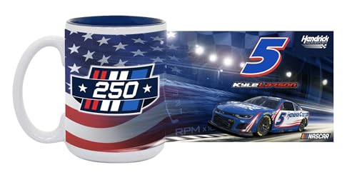 Sparta Pewter Kyle Larson #5 NASCAR 2026 America 250 Sublimated Coffee Mug Cup