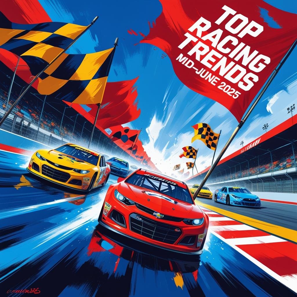 What are the latest trending racing topics as of June 2025