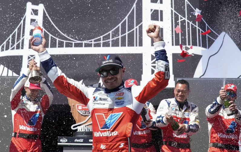 HHR NASCAR Post-Race: Larson Conquers Chaos at Sonoma: A Hometown Victory