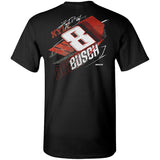 Kyle Busch #8 Black 2023 NASCAR Signature and Name 2 Sided Official Racing T-Shirt