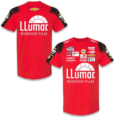 Checkered Flag Sports Chase Elliott #9 NASCAR 2024 Llumar Racing Sublimated Pit Uniform Shirt