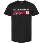Kyle Busch 8 Vintage T-Shirt for Men - Distressed Retro Short Sleeve Automotive Racing Apparel