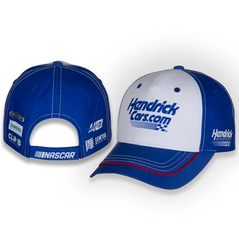 Checkered Flag Sports Kyle Larson #5 NASCAR 2024 Adult Uniform Pit Sublimated Blue Adjustable Hat