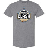 NASCAR Busch Light Clash 2024 Cup Series Race at The Coliseum Los Angeles California Logo Gray T-Shirt