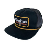 Kyle Busch #8 NASCAR 2024 Cheddar's Patched Sponsor Brushed Twill Black Rope Hat