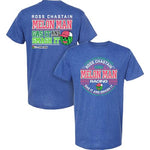 Checkered Flag Sports Ross Chastain #1 NASCAR 2024 Gas It & Smash It Trackhouse Royal Blue Shirt