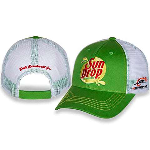 Dale Earnhardt Jr Motorsports #3 Sun Drop Green White Nascar Trucker Mesh Hat