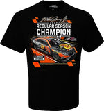 Martin Truex Jr. #19 NASCAR 2023 Regular Season Champion Win T-Shirt