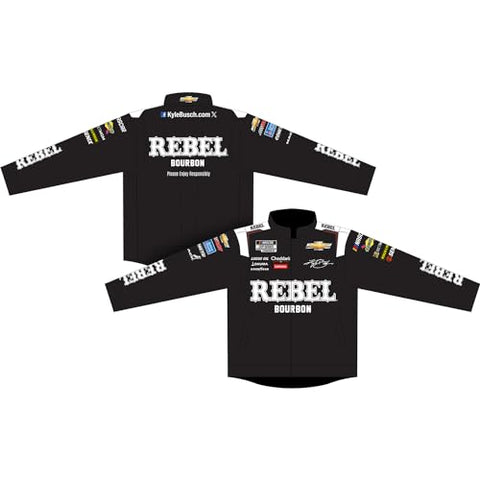 Checkered Flag Sports Kyle Busch #8 NASCAR 2024 Rebel Adult Uniform Team Jacket