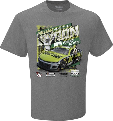 William Byron #24 NASCAR 2025 Iowa Corn 350 Winner 8.3.2025 Win T-Shirt