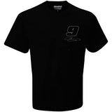 Chase Elliott Tonal Flag T-Shirt - Short Sleeve Automotive Racing Apparel