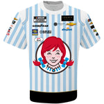 Checkered Flag Noah Gragson 2023 Wendys Sublimated Uniform Pit Crew T-Shirt