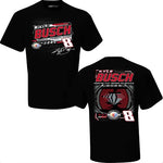 Kyle Busch 2023#8 Adult Nascar 2023 Series Schedule Black T-Shirt