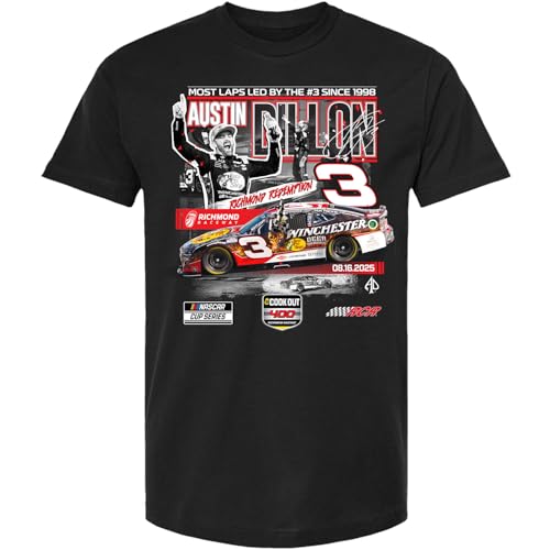 Austin Dillon #3 NASCAR 2025 Cook Out 400 Richmond 8.16.2025 Win T-Shirt