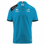 Alpine Racing F1 2023 Men's Team Polo Shirt Blue