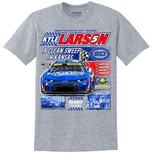 Kyle Larson #5 NASCAR 2026 Clean Sweep at Kansas Speedway Winner 9.27.2026 T-Shirt
