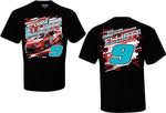 Checkered Flag Sports Chase Elliott #9 NASCAR 2024 Llumar Draft 2 Sided Black T-Shirt