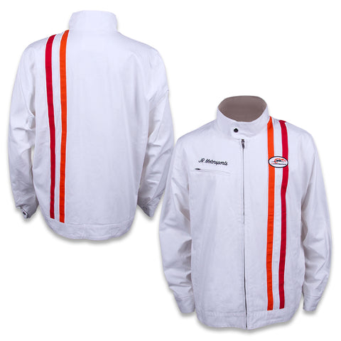 Checkered Flag Sports Dale Earnhardt Jr Motorsports Rally Stripe Canvas Throwback Jacket