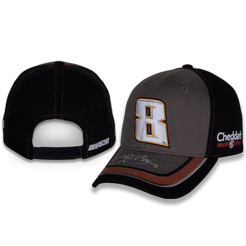 Kyle Busch #8 NASCAR 2024 Cheddars Element Snapback Black Gray Racing Snapback Hat