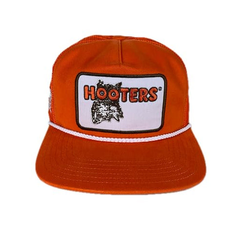 Checkered Flag Sports Chase Elliott #9 NASCAR 2024 Hooters Racing Patched Sponsor Brushed Twill Orange Rope Hat