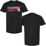 Kyle Busch 8 Vintage T-Shirt for Men - Distressed Retro Short Sleeve Automotive Racing Apparel