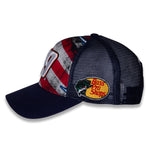 Checkered Flag Sports Martin Truex Jr 2024 BPS #19 Patriotic Sublimated Mesh Hat Multi