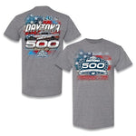 Checkered Flag Sports 2024 Daytona 500 Patriotic T-Shirt Gray
