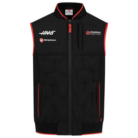 Haas Racing F1 2023 Men's Team Lightweight Vest - Black