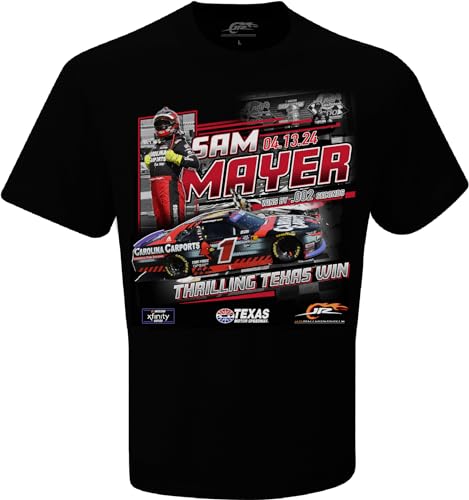 Sam Mayer #1 NASCAR Xfinity 2024 Andy's Frozen Custard 300 at Texas Winner 4.13.2024 Win T-Shirt