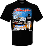 Dale Earnhardt Sr #3 NASCAR The Intimidator Sunday Money Adult Black Shirt