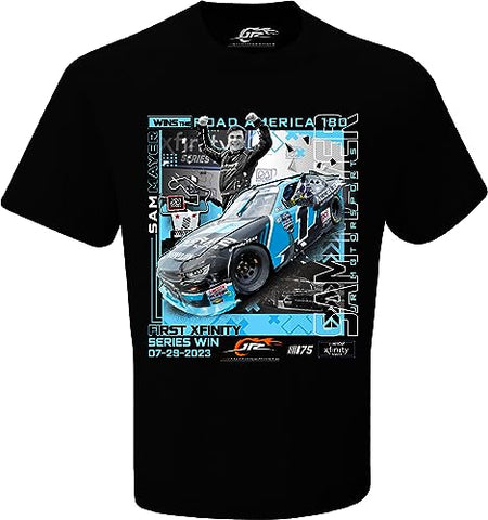 Sam Mayer #1 NASCAR Xfinity 2023 Road America 180 Winner 7.29.2023 First Win T-Shirt