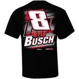 Checkered Flag Sports Kyle Busch 2023 Number 8 Tech T-Shirt Black