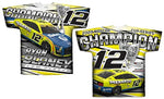 Ryan Blaney #12 NASCAR 2023 Cup Series Adult Sublimated Total Champion Shirt
