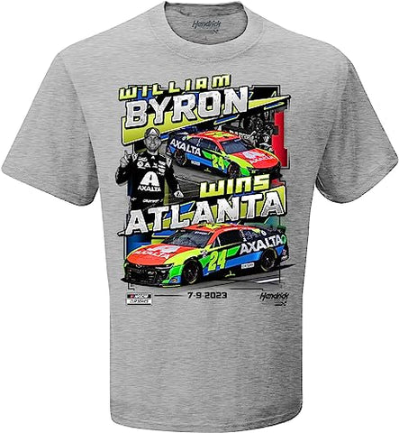 William Byron #24 NASCAR 2023 Quaker State 400 at Atlanta Winner 7.9.2023 Win T-Shirt