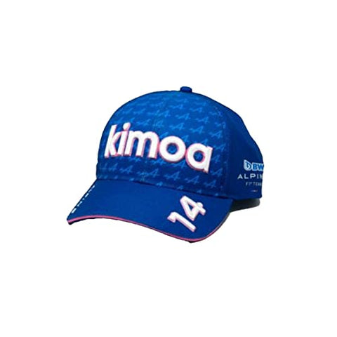 Alpine Racing F1 2022 Kimoa Team Fernando Alonso Blue Baseball Hat
