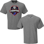 Checkered Flag Sports Kyle Larson 2021#5 Championship Soft 2 Spot Gray Nascar Tee Shirt (Medium)