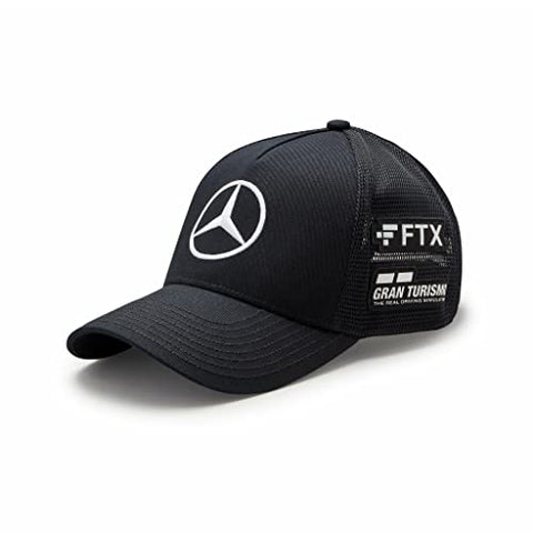 Mercedes AMG Petronas Formula One Team - Official Formula 1 Merchandise - Lewis Hamilton 2022 Team Trucker Cap