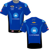 Checkered Flag Sports Jimmie Johnson 2023 Carvana Sublimated Uniform Pit Shirt