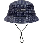 Fuel For Fans Mercedes Benz F1 Special Edition George Russell 2022 Konnichiwa Japanese GP Bucket Hat Navy